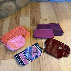 Lot of Estée Lauder Makeup Travel Bags NEW Total of 8 bags pouches
